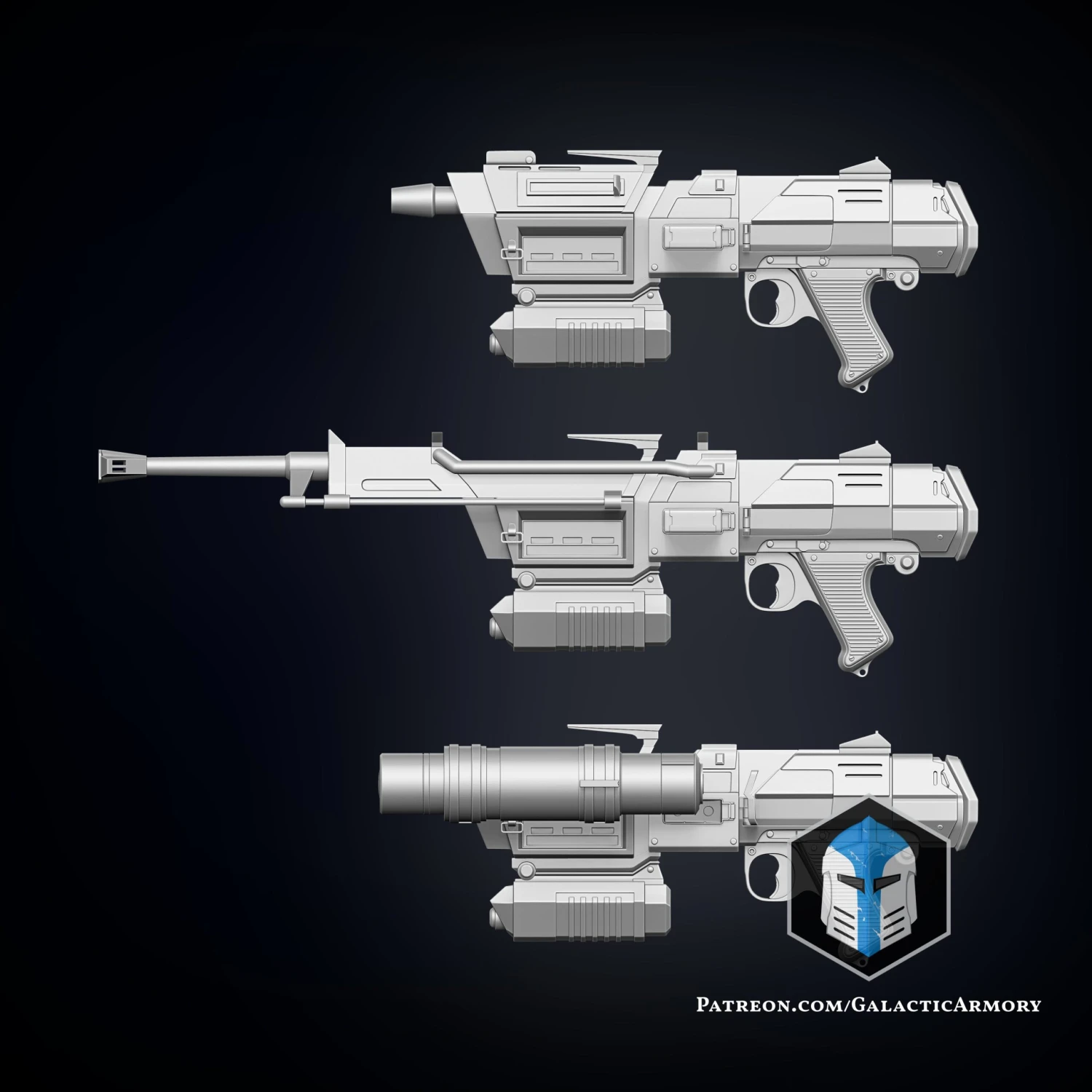 DC-17M Republic Commando Blaster - 3D Print Files 7 DC-17M Republic Commando Blaster - 3D Print Files - Image 5