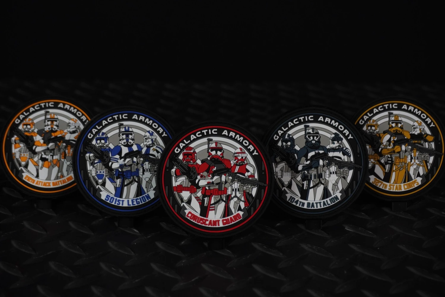 Clone Trooper Legions - PVC Patches 3 Clone Trooper Legions - PVC Patches