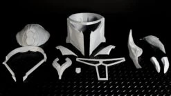 Daedric Mando Helmet - DIY -Galactic Armory Store DaedricMando Parts1