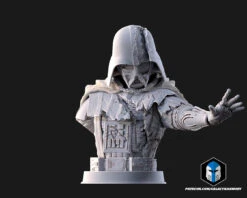 Damaged Darth Vader Bust - Pose 1 - 3D Print Files