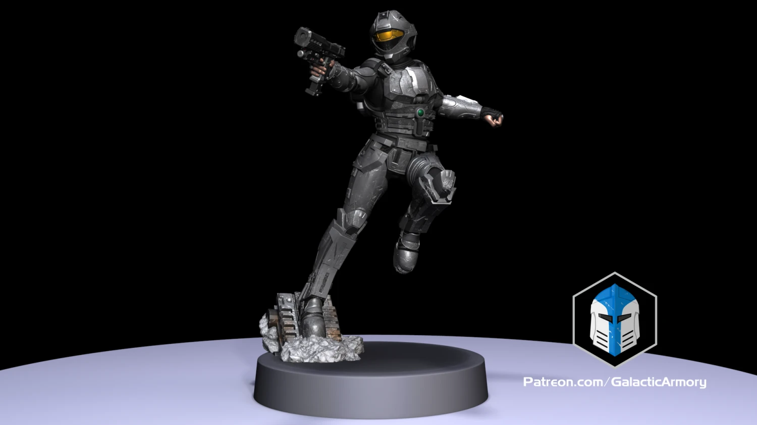 1:48 Scale Alpha 9 ODST Miniatures - 3D Print Files 9 1:48 Scale Alpha 9 ODST Miniatures - 3D Print Files - Image 7