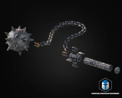 Dark Ages Flail - 3D Print Files -Galactic Armory Store DarkAgesFlail Exploded
