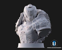 Slayer Dark Ages Figurines - 3D Print Files -Galactic Armory Store DarkAgesSlayerBustPose1