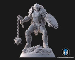 Slayer Dark Ages Figurines - 3D Print Files -Galactic Armory Store DarkAgesSlayerFigurinePose3