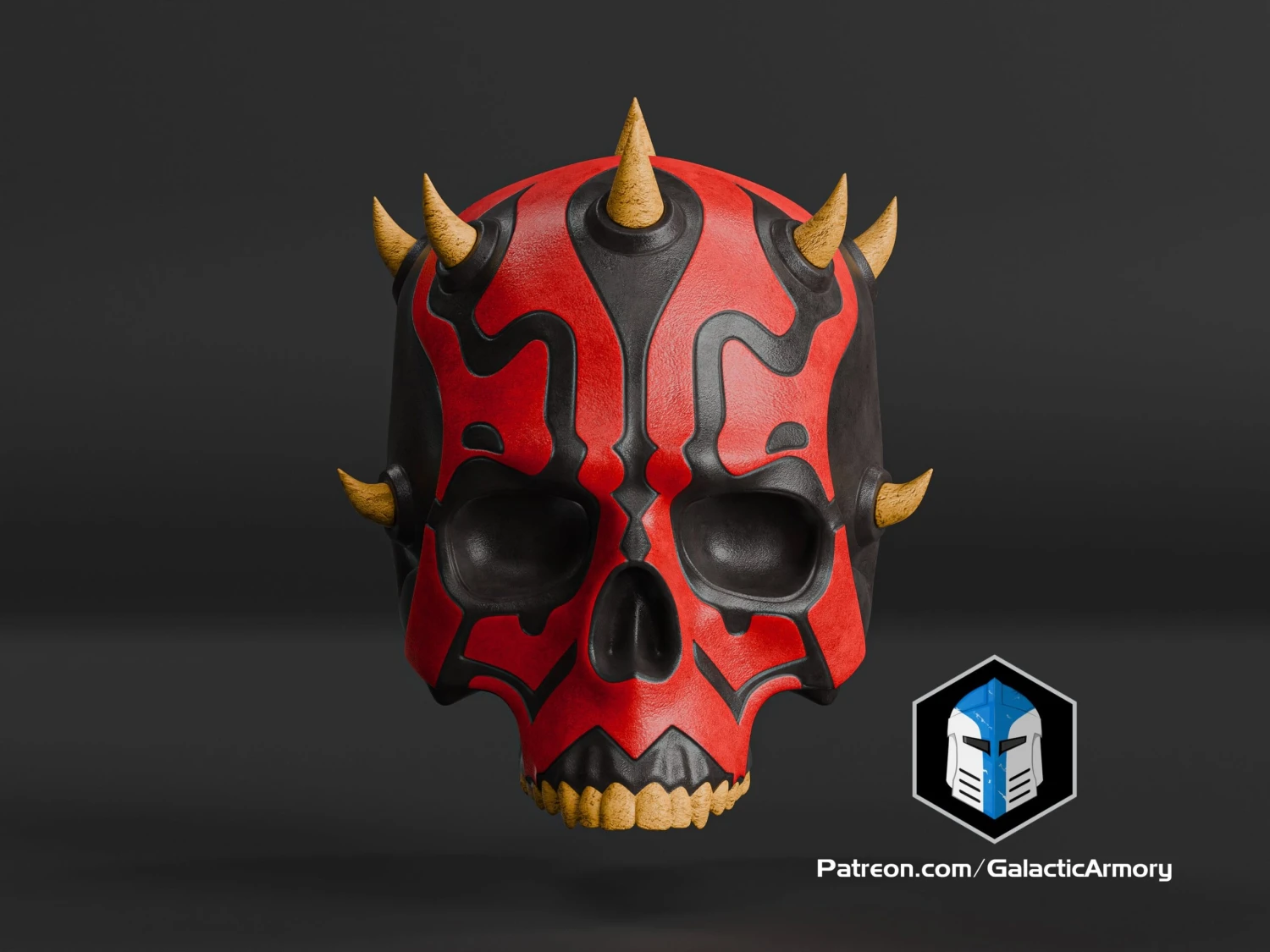 Darth Maul Skull - 3D Print Files 5 Darth Maul Skull - 3D Print Files - Image 3