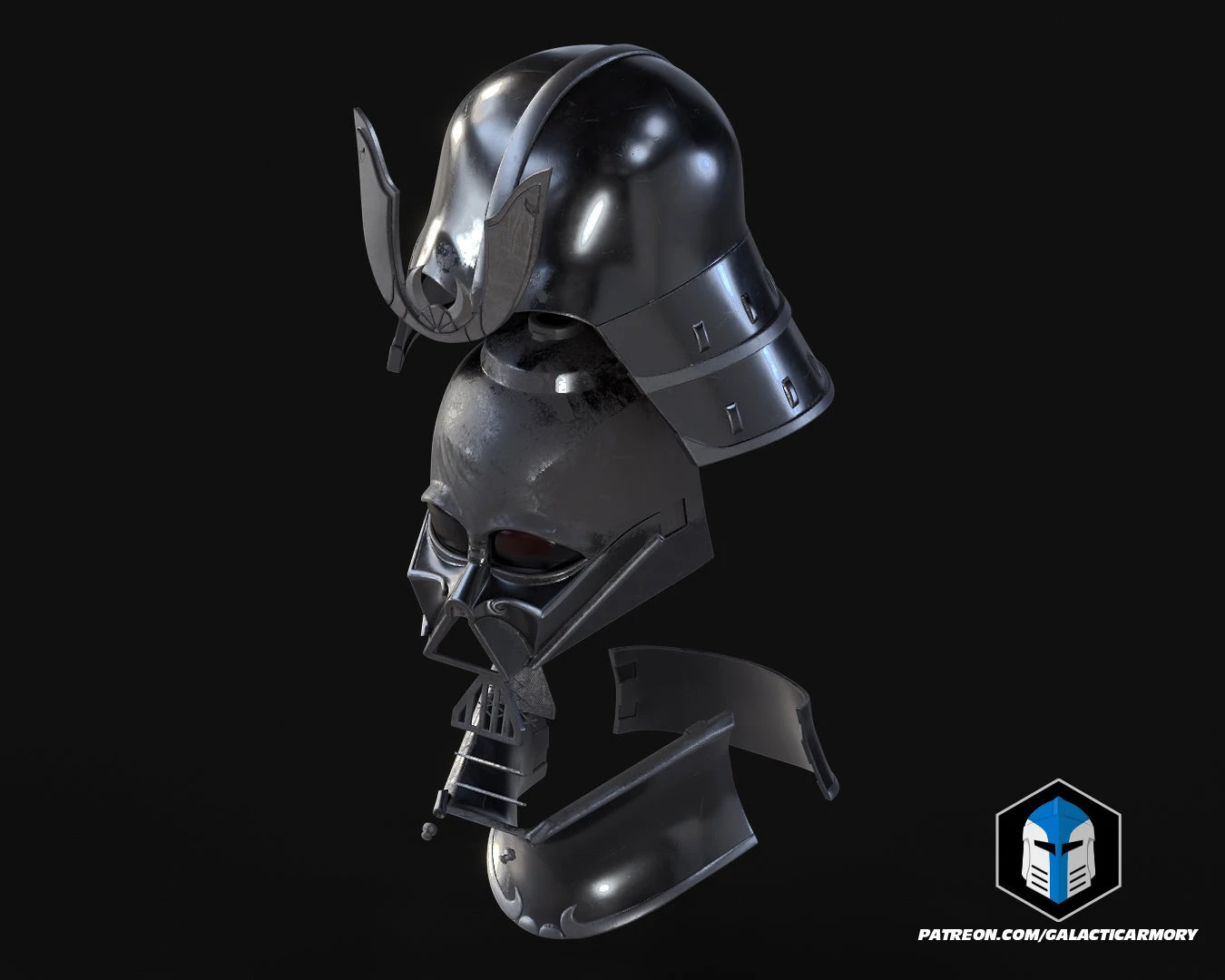 Samurai Darth Vader Armor - 3D Print Files 14 Samurai Darth Vader Armor - 3D Print Files - Image 12