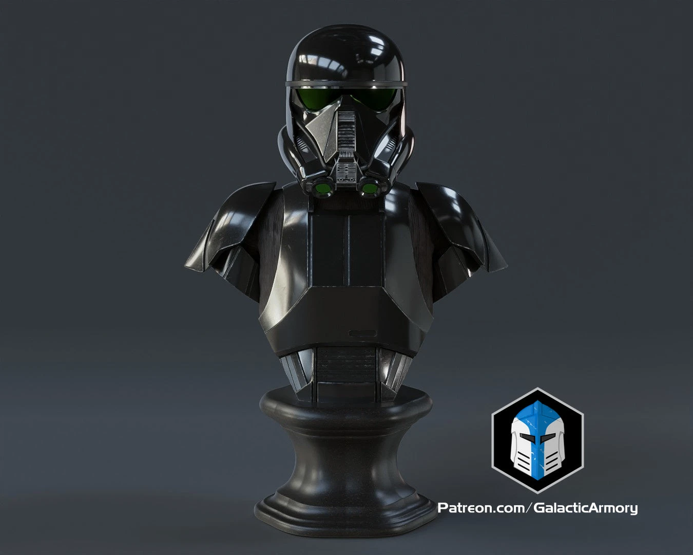 Death Trooper Bust - 3D Print Files 5 Death Trooper Bust - 3D Print Files - Image 3