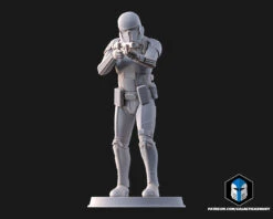 Death Trooper Figurines - 3D Print Files 27 Death Trooper Figurines - 3D Print Files -Galactic Armory Store DeathTrooperFigurine Pose2