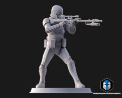 Death Trooper Figurines - 3D Print Files 28 Death Trooper Figurines - 3D Print Files -Galactic Armory Store DeathTrooperFigurine Pose3