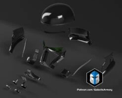 Death Trooper Helmet - 3D Print Files 18 Death Trooper Helmet - 3D Print Files -Galactic Armory Store DeathTrooperHelmet Exploded