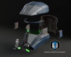 Death Trooper Spartan Helmet - 3D Print Files 18 Death Trooper Spartan Helmet - 3D Print Files -Galactic Armory Store DeathTrooperSpartan Exploded
