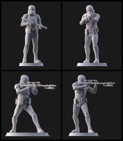 Death Trooper Figurines - 3D Print Files 30 Death Trooper Figurines - 3D Print Files -Galactic Armory Store DeathTroopers