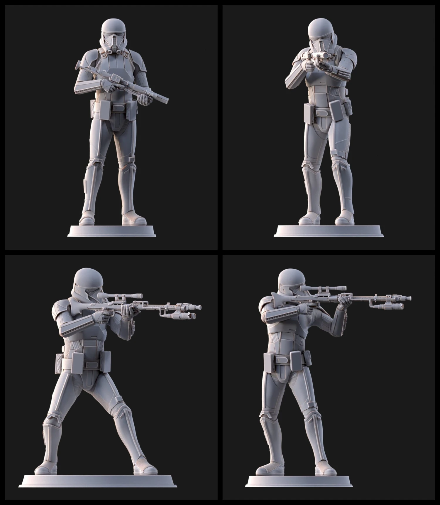 Death Trooper Figurines - 3D Print Files 11 Death Trooper Figurines - 3D Print Files - Image 9