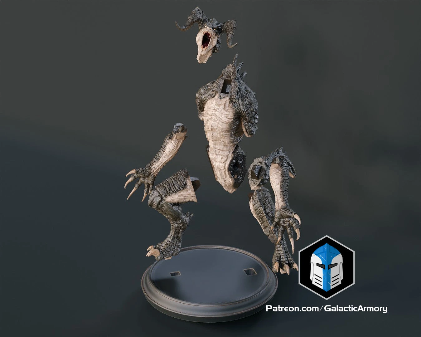 Deathclaw Figurine - 3D Print Files 6 Deathclaw Figurine - 3D Print Files - Image 4