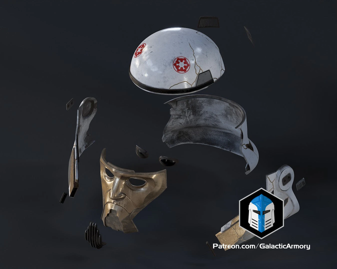 Captain Enoch Night Trooper Helmet - 3D Print Files 7 Captain Enoch Night Trooper Helmet - 3D Print Files - Image 5