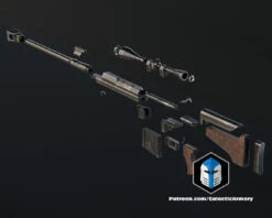 Anti-Materiel Rifle - 3D Print Files -Galactic Armory Store FalloutAnti MaterielRifle Exploded