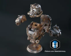 T-60 Power Armor Bust - 3D Print Files -Galactic Armory Store FalloutT 60Bust Exploded