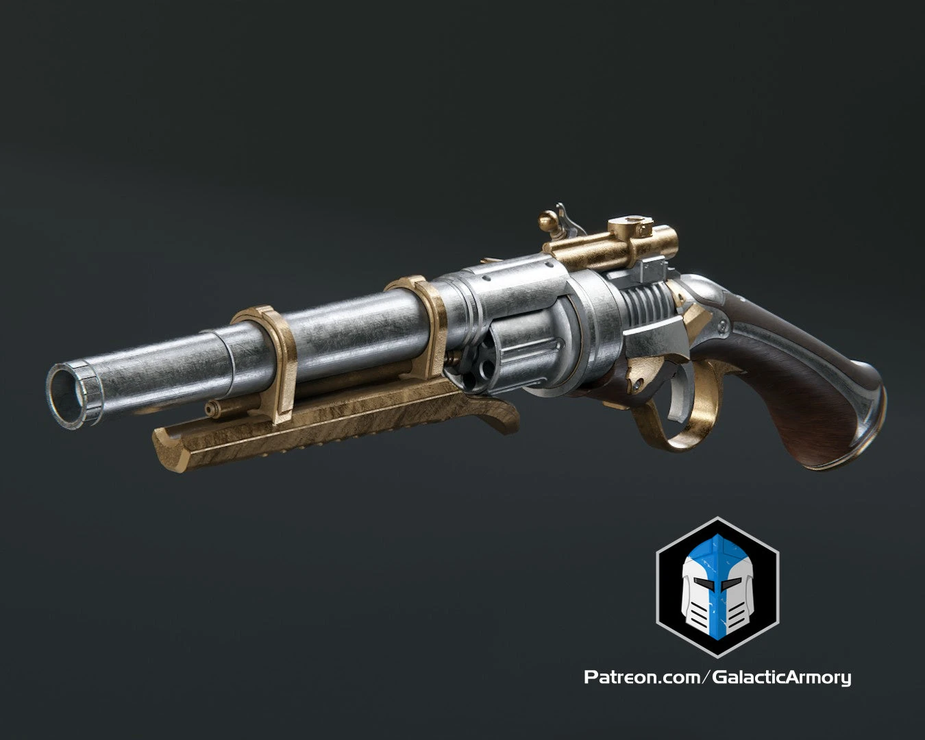 Flintlock Blaster - 3D Print Files 12 Flintlock Blaster - 3D Print Files - Image 10