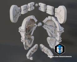 Flood Spore Figurines And Mold - 3D Print Files 41 Flood Spore Figurines And Mold - 3D Print Files -Galactic Armory Store FloodFormPose1Mold