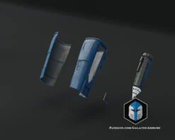 Bo Katan Armor - 3D Print Files 24 Bo Katan Armor - 3D Print Files -Galactic Armory Store ForearmLeft
