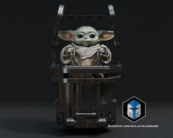 Grogu Figurine - Pose 5 - 3D Print Files 15 Grogu Figurine - Pose 5 - 3D Print Files -Galactic Armory Store Grogu Pose5