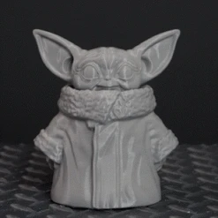 Standing Grogu - Arms At Side - DIY