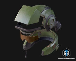 UNSC Marine Helmet - 3D Print Files 17 UNSC Marine Helmet - 3D Print Files -Galactic Armory Store Halo3MarineHelmet Exploded