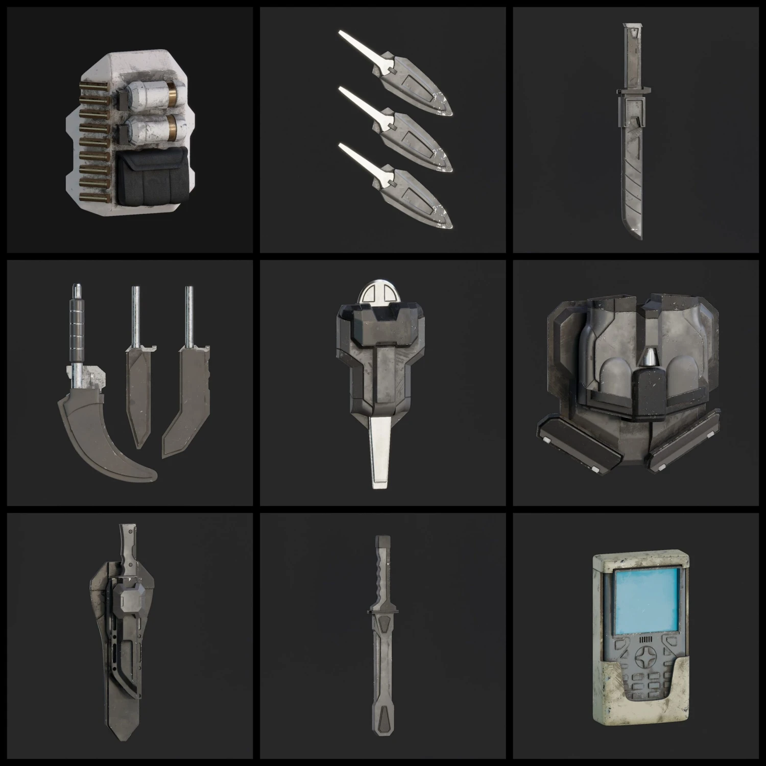 Spartan Armor Accessories Bundle - 3D Print Files 5 Spartan Armor Accessories Bundle - 3D Print Files - Image 3