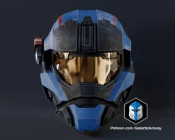 Reach Carter Helmet - 3D Print Files -Galactic Armory Store HaloCommandoHelmet