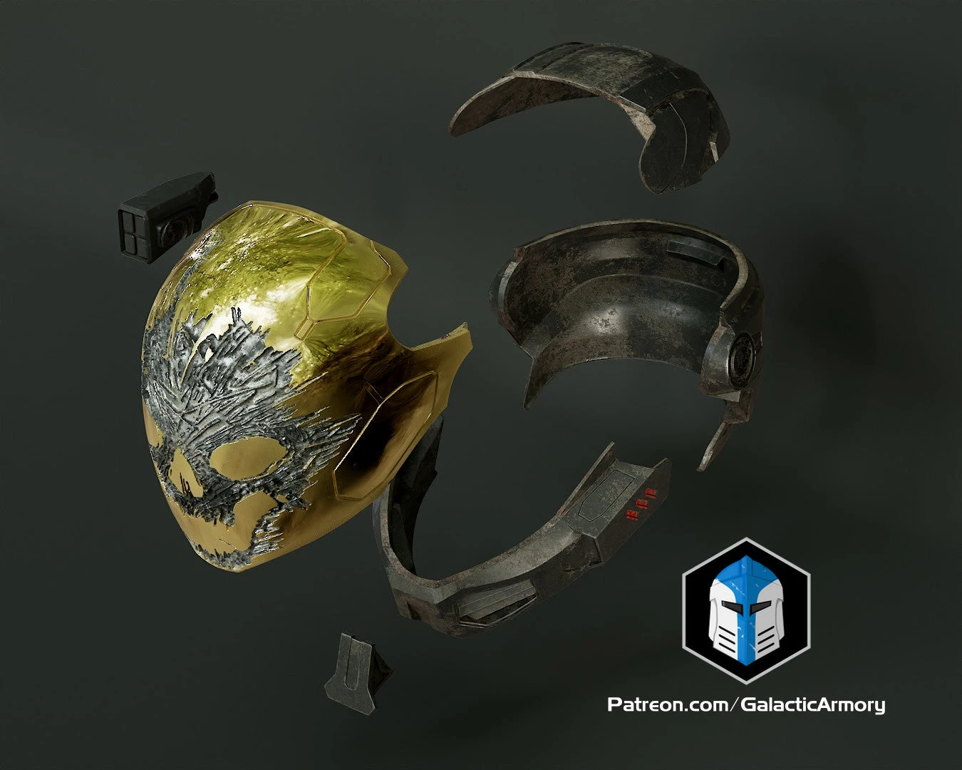 EVA Emile Helmet - 3D Print Files 7 EVA Emile Helmet - 3D Print Files - Image 5