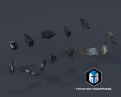 ODST Helmet Accessory Pack - 3D Print Files