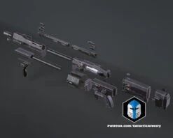 Infinite Bulldog Shotgun - 3D Print Files 16 Infinite Bulldog Shotgun - 3D Print Files -Galactic Armory Store HaloInfiniteBulldog Exploded