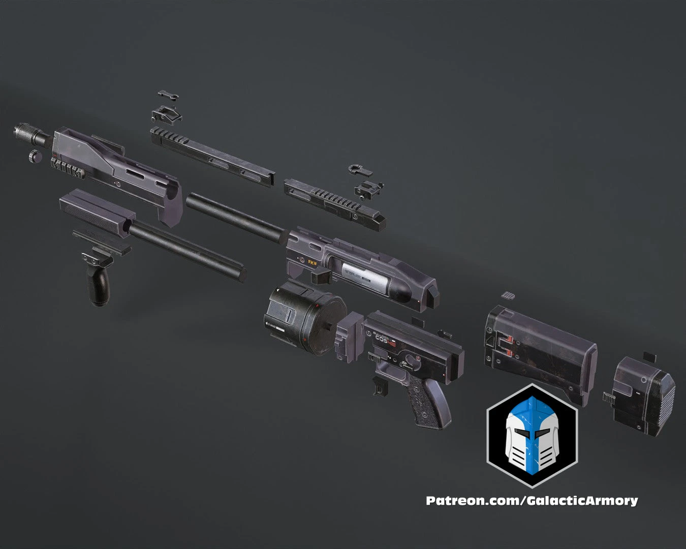 Infinite Bulldog Shotgun - 3D Print Files 6 Infinite Bulldog Shotgun - 3D Print Files - Image 4
