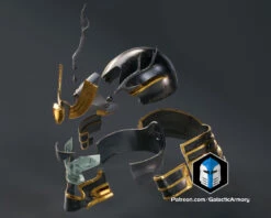 Infinite Kabuto Helmet - 3D Print Files 18 Infinite Kabuto Helmet - 3D Print Files -Galactic Armory Store HaloInfiniteKabutoHelmet Exploded