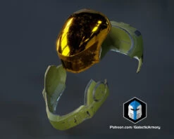 Mirage Helmet - 3D Print Files 18 Mirage Helmet - 3D Print Files -Galactic Armory Store HaloMirageHelmet Exploded