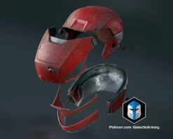 Reach Gungnir Helmet - 3D Print Files 16 Reach Gungnir Helmet - 3D Print Files -Galactic Armory Store HaloReachGungnirHelmet Exploded