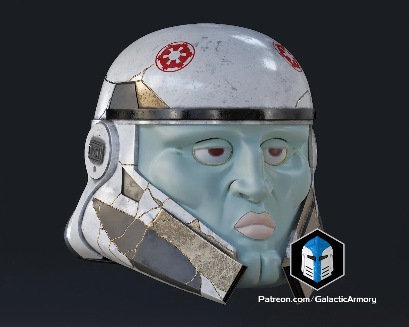 Captain Enoch Night Trooper Helmet - 3D Print Files 18 Captain Enoch Night Trooper Helmet - 3D Print Files - Image 16