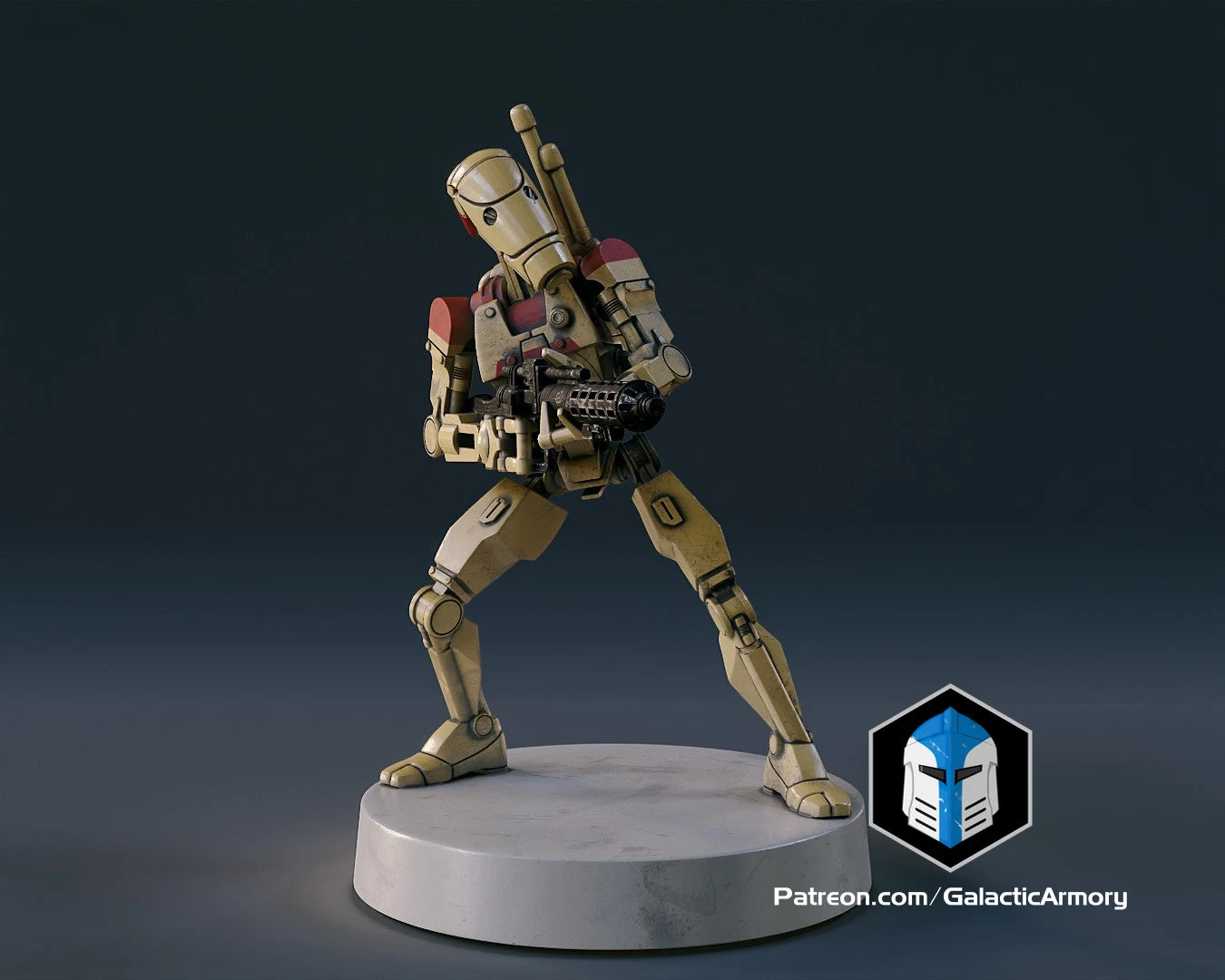 1:48 Scale Battle Droid Army - Heavy Class - 3D Print Files 6 1:48 Scale Battle Droid Army - Heavy Class - 3D Print Files - Image 4