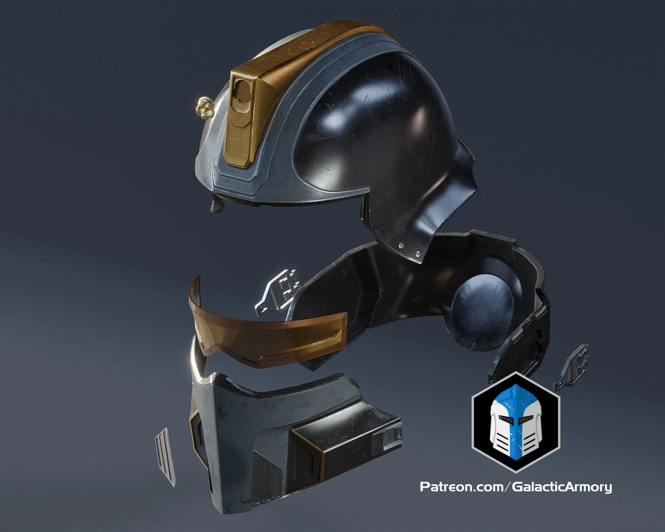 Helldivers 2 Helmet - Hero Of The Federation - 3D Print Files 6 Helldivers 2 Helmet - Hero Of The Federation - 3D Print Files - Image 4