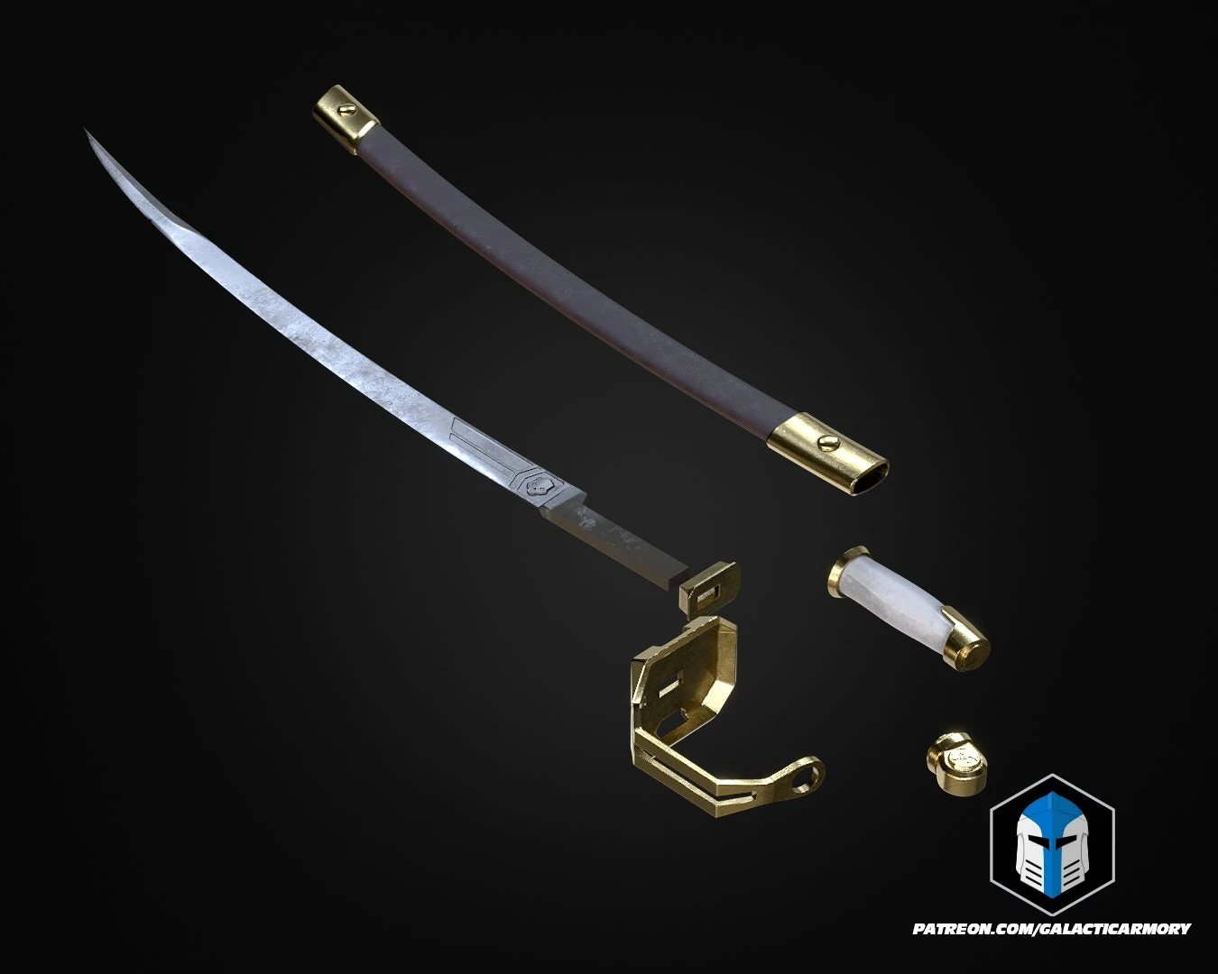 Helldivers 2 - CQC-2 Saber - 3D Print Files 6 Helldivers 2 - CQC-2 Saber - 3D Print Files - Image 4