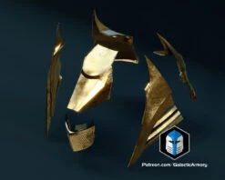 Hood Of The Exile Helmet - 3D Print Files -Galactic Armory Store HoodoftheExileHelmet Exploded