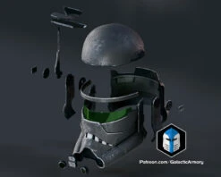 Bad Batch Imperial Crosshair Helmet - 3D Print Files 18 Bad Batch Imperial Crosshair Helmet - 3D Print Files -Galactic Armory Store ImperialCrosshairHelmet Exploded