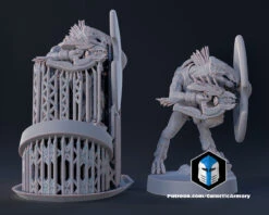 1:48 Scale Jackal Miniatures - 3D Print Files -Galactic Armory Store JackalPose2Side by side
