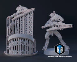 1:48 Scale Jackal Miniatures - 3D Print Files -Galactic Armory Store JackalPose5Side by side