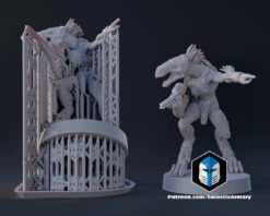 1:48 Scale Jackal Miniatures - 3D Print Files -Galactic Armory Store JackalPose7Side by side
