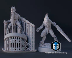 1:48 Scale Jackal Miniatures - 3D Print Files -Galactic Armory Store JackalPose8Side by side
