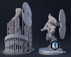 1:48 Scale Jackal Miniatures - 3D Print Files -Galactic Armory Store JackalPose9Side by side