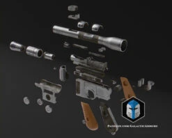 Jedi: Survivor DL-44 Blaster - 3D Print Files 19 Jedi: Survivor DL-44 Blaster - 3D Print Files -Galactic Armory Store JediSurvivor DL 44Exploded