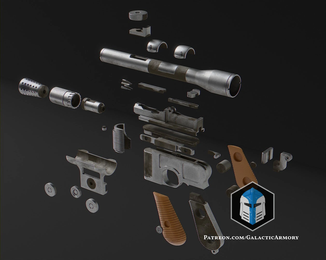 Jedi: Survivor DL-44 Blaster - 3D Print Files 9 Jedi: Survivor DL-44 Blaster - 3D Print Files - Image 7