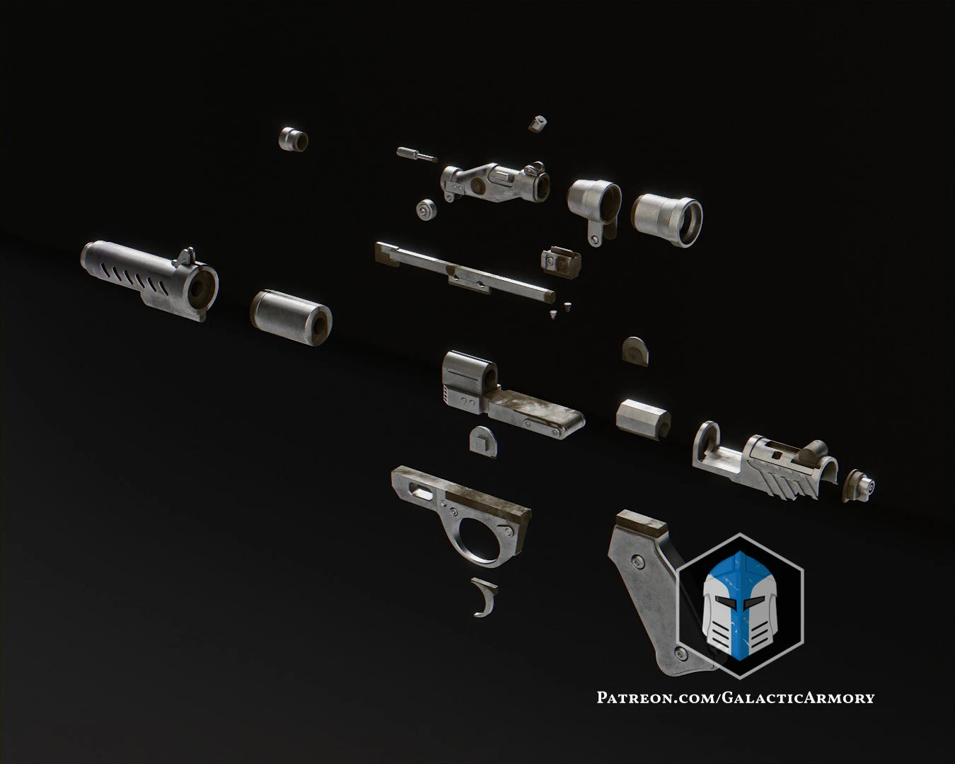 Jedi: Survivor Combustion Blaster - 3D Print Files 6 Jedi: Survivor Combustion Blaster - 3D Print Files - Image 4